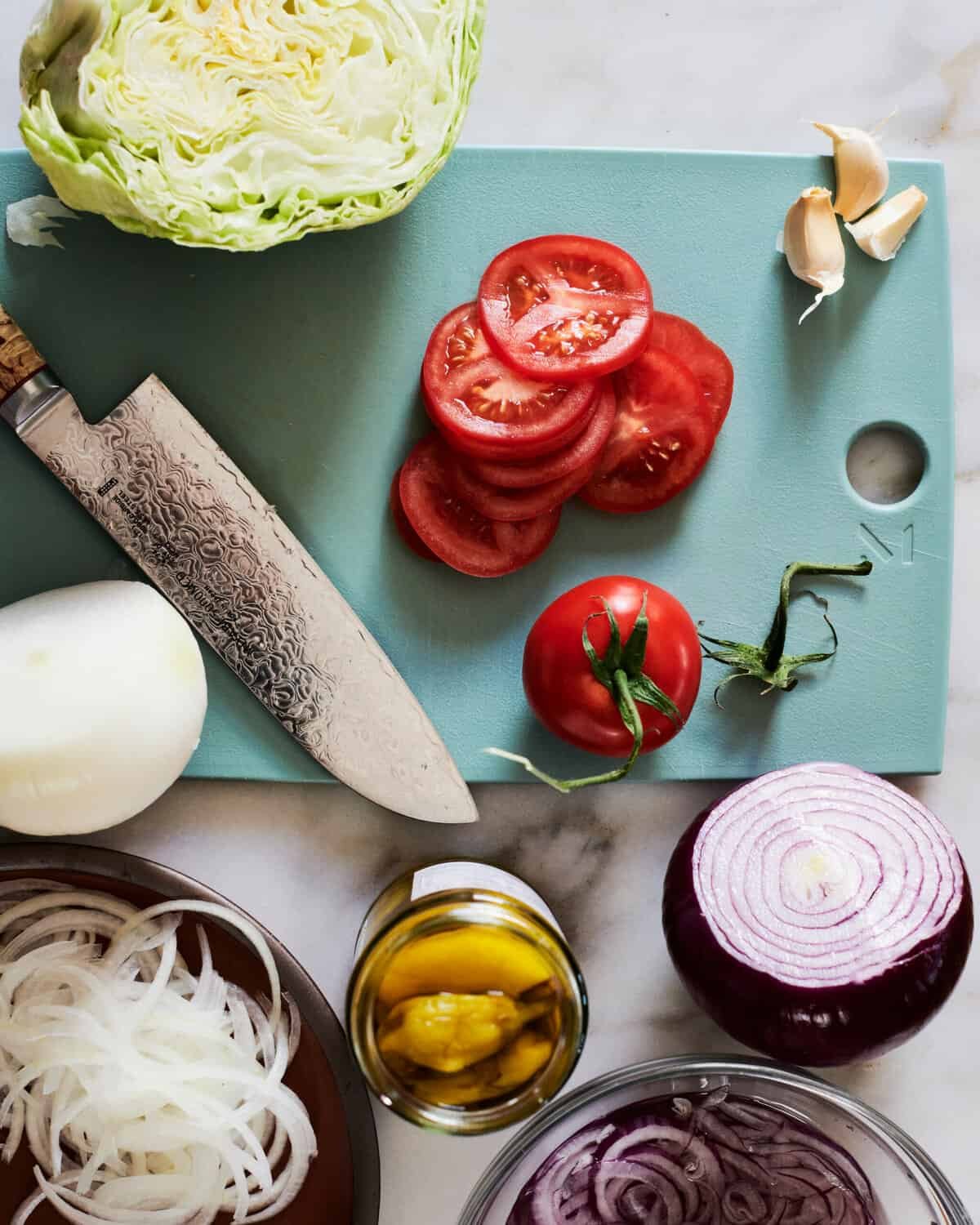 Grinding sandwich saling ingredients