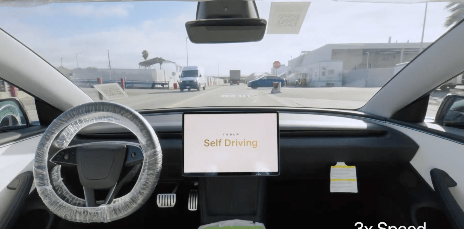 Tesla self -driving forward factory