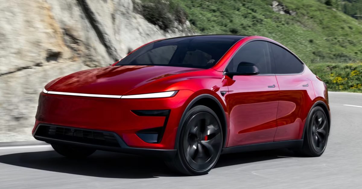 This is the new Tesla Model Y performance coming to Europe in September.